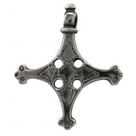 Kors med keltiskt ursprung (svartoxiderad, ca 54mm)