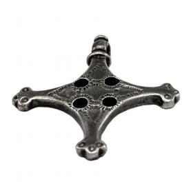Kors med keltiskt ursprung (svartoxiderad, ca 54mm)