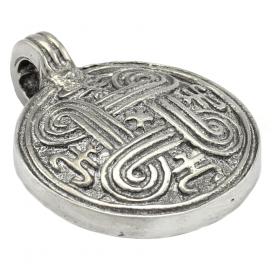 Hänge, keltiska knuten med olika symboler (ca 25mm)